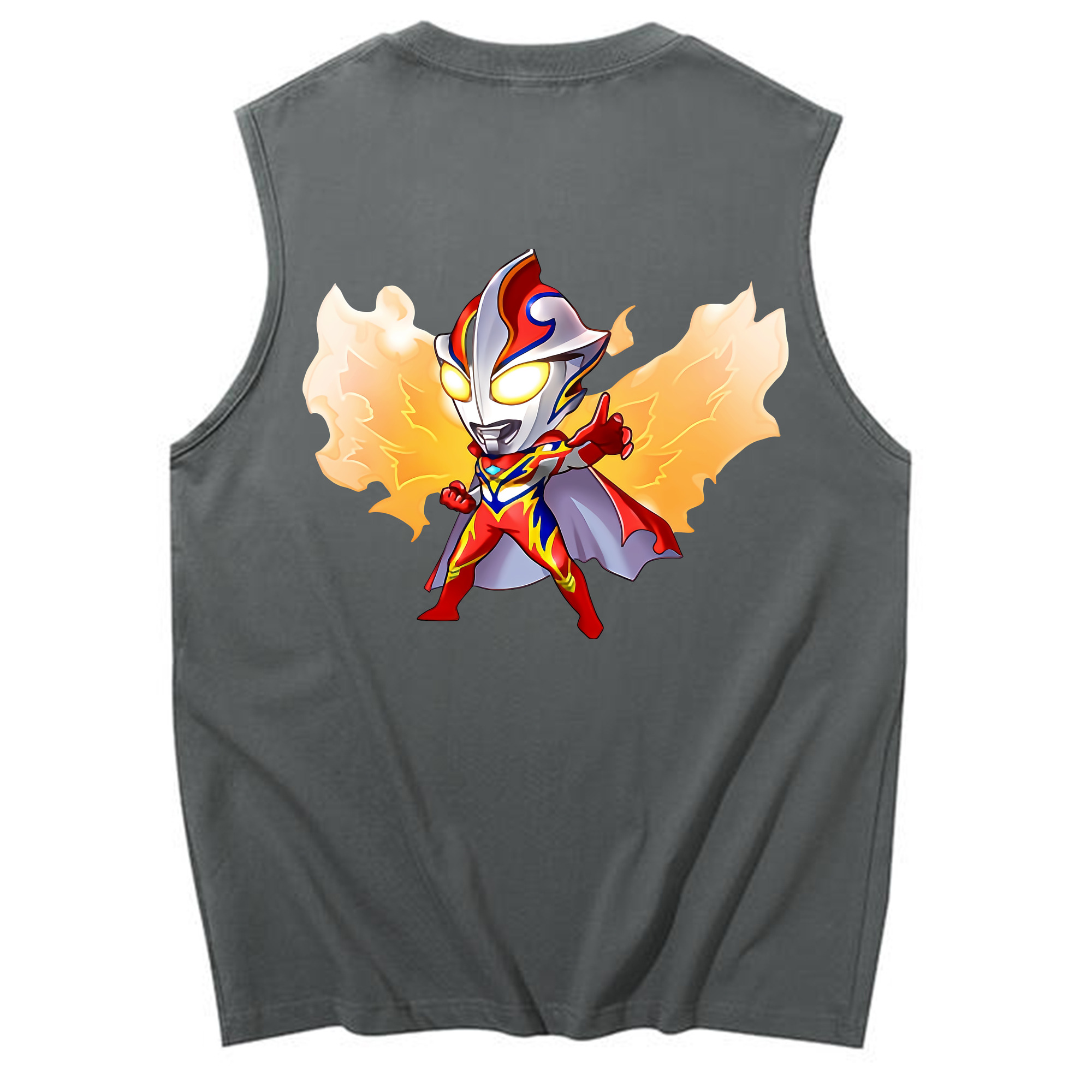 （画像用） ウルトラマン Ultraman コットン100％タンクトップ（背面プリント）